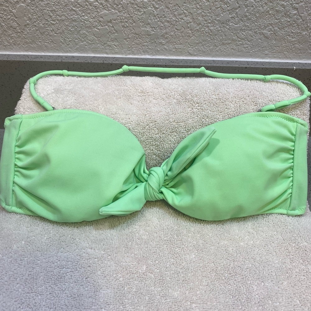 Bright green Victoria secret bikini top